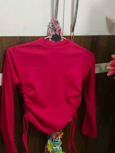 Fuchsia Long Sleeve Top