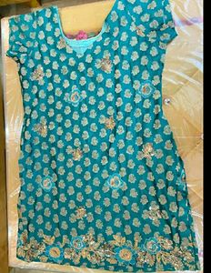 Beautiful Brocket Kurta With Salwar