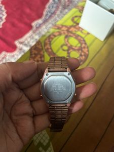 Casio Vintage Rose Gold Digital Watch