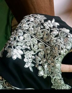 Black Georgette Embroidered Pakistani Suit
