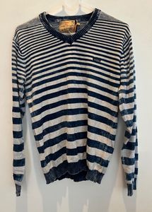 Striped V-Neck Sweater