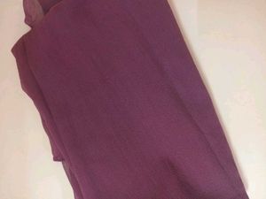 Purple Chiffon Scarf