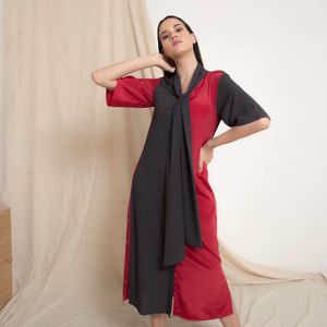 Colour Block Deaigner Shirt Dress