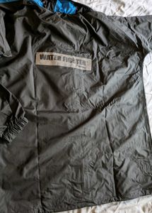 Stylish Blue &amp; Black Raincoat