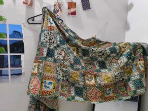 Vintage Patchwork Scarf