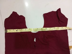 1* Maroon Or Dark Red (Burgundy) Blouse