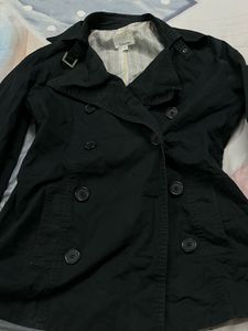 black trench coat