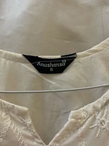 White Embroidered Dress