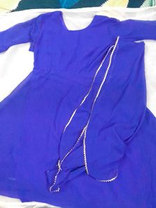 Royal Blue Anarkali Suit
