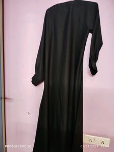 Abaya Black Color With Embroidery Work