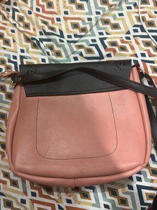 Black And Peach SLING BAG