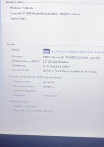 Government Laptop Windows 7 Ultimate