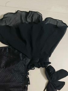 Stylish Black Saree Blouse