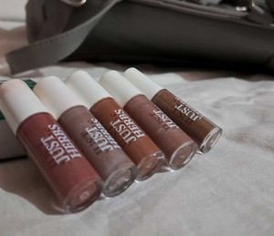 Just Herbs Liquid Lipstick Kit - Nudes &amp; Browns