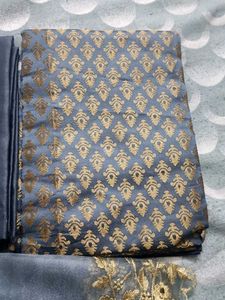 Elegant Grey Dress Material