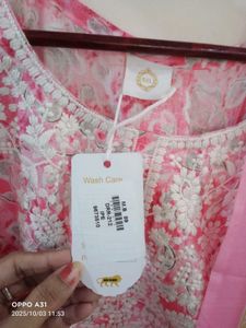 new chacha bhatija Pink Kurta Set &amp; Dupatta