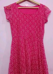 Beautiful High Low Net Dress