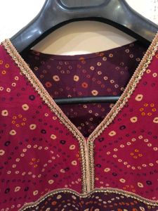 Rajasthani tie-dye kurti