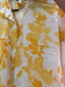 Brand New Floral Button Down Shirt