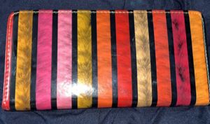 Krazy Kat Striped Wallet