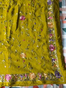 Pure Crepe Parsi Gara Saree
