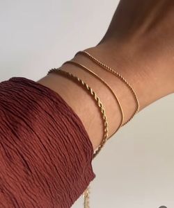Lauren Dainty Bracelet Set Of 3 anti-tarnish