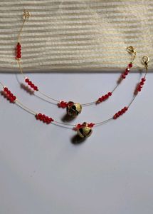 Red Beaded Necklace