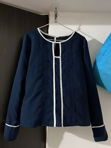 Beautiful Women Formal Keyhole Neck Top