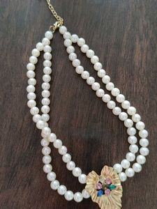 Moti Work Antic Pendent Necklace