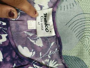 Floral Print sleeveless Top in L 40 size for women