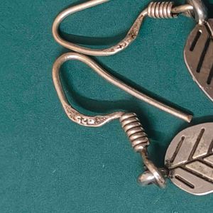 92.5 Silver Leaf Earrings