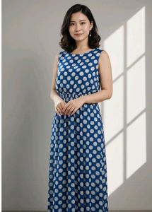 2 Polka Dot Maxi Dress - combo