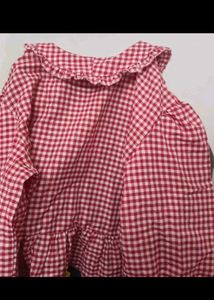 Red Checkered Top