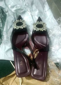 Zara (Authentic) Cherry Red Heels