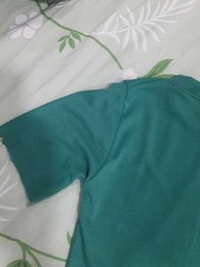 Green Crop Top