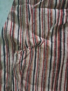 Striped Casual kurta one side updown.