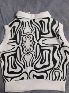 zebra print top
