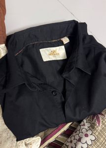 Mufti Black Casual Shirt cool