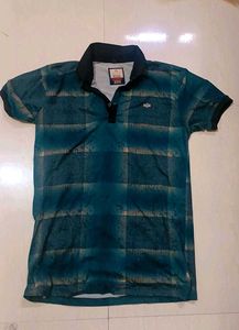 Patterned Polo Shirt
