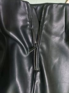 The Secret Black Faux Leather Pants