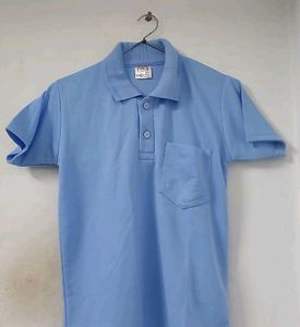 Cute Boy's Blue Polo Shirt