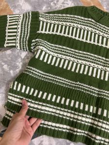 Striped Crop Sweater