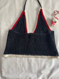 Halter Knitted Top