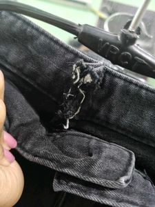 Dark Grey Flared Jeans