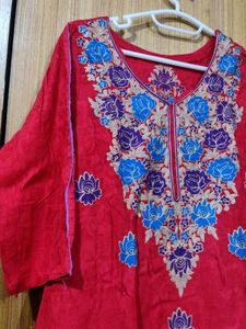 Red Kurta