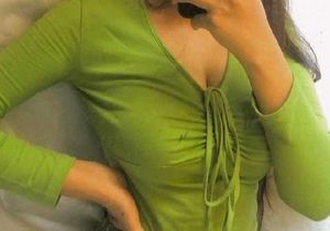 Green Long Sleeve Top