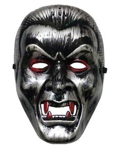 Horror Mask Party silver colour