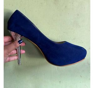 Blue Pencil Heels