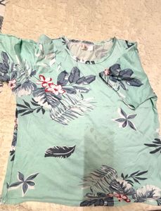 Floral Print Nightsuit