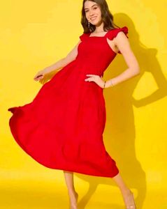 Chic Red Sundress